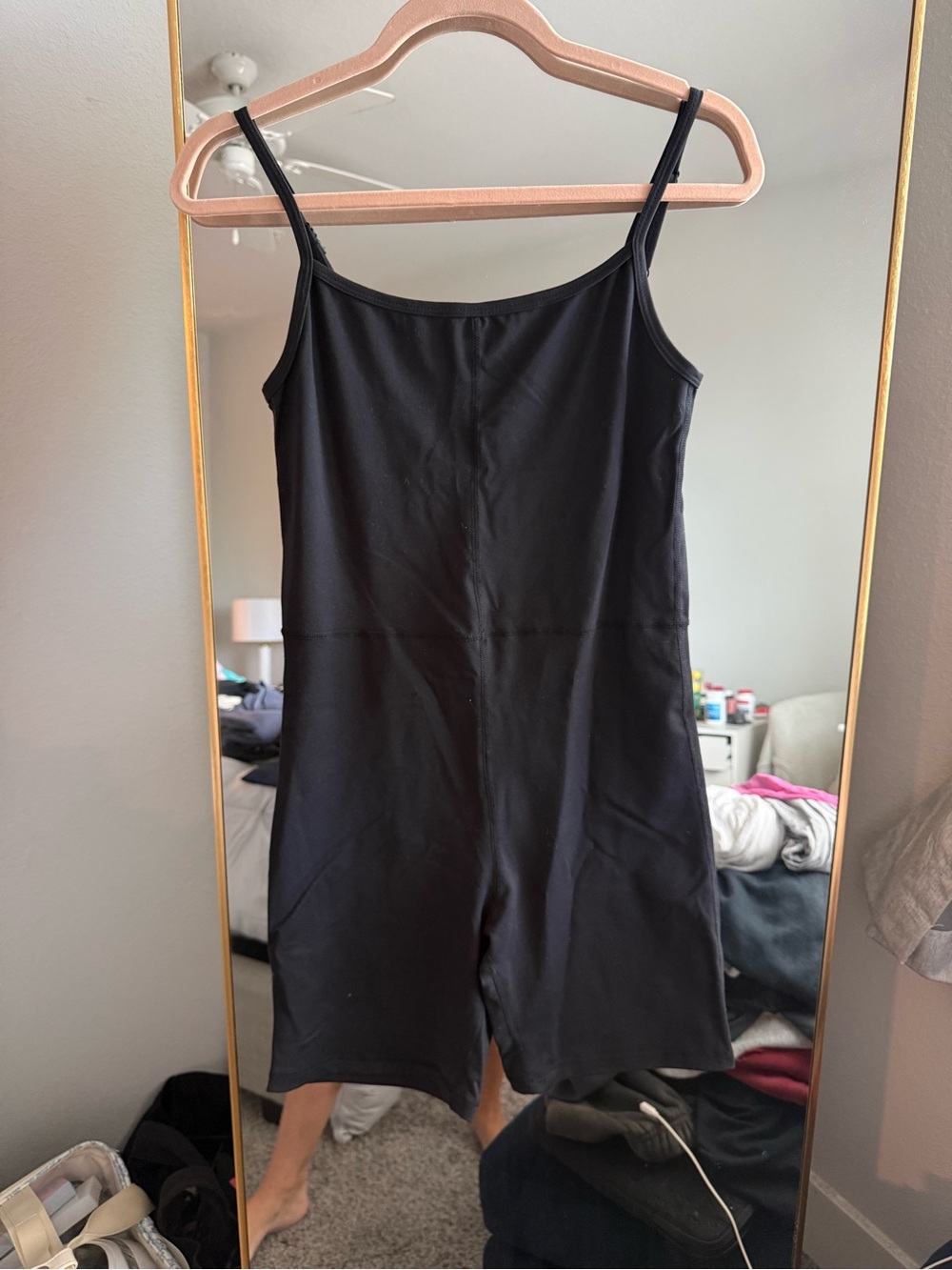 Black Women's Jumpsuit Romper - Classic Scoop Neck